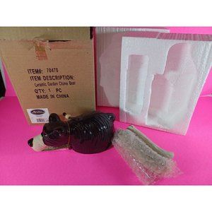Big Sky Carvers Ceramic Garden Chime Bear Rare. New in Box